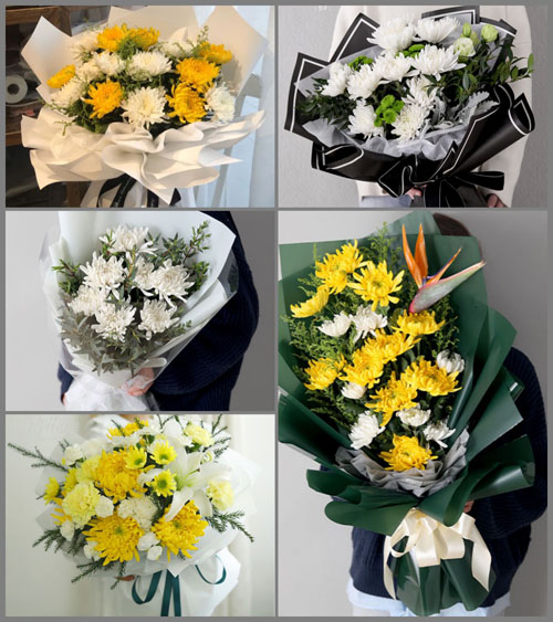 贵州六盘水六枝特区牛场苗族彝族乡白事花束代送